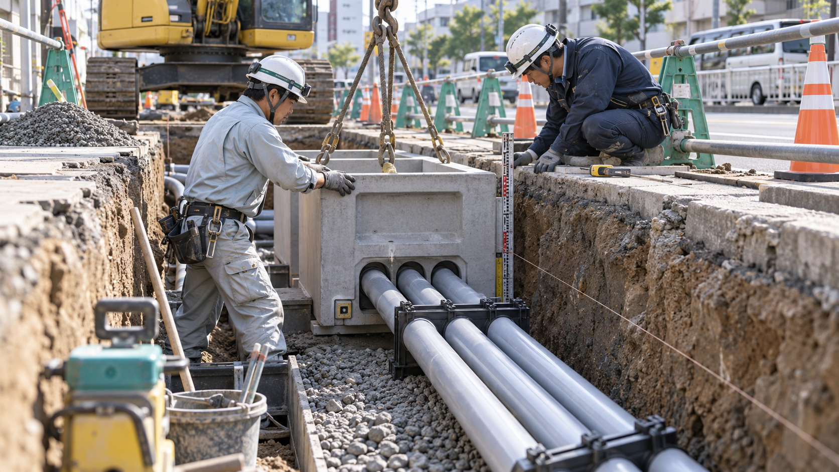 電線地中化工事ってどんな仕事？